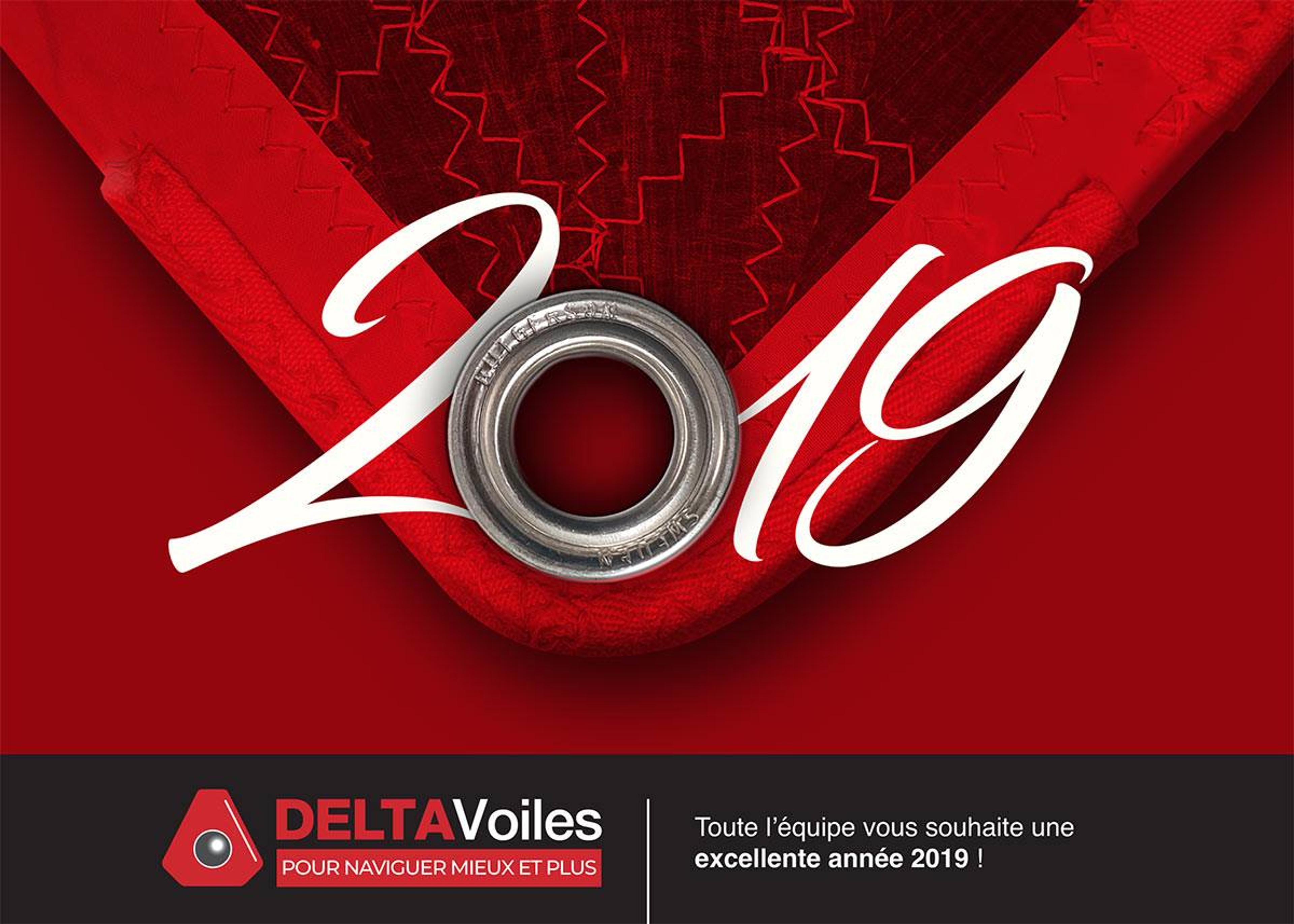 Cartes de voeux - DELTA VOILES - 2019