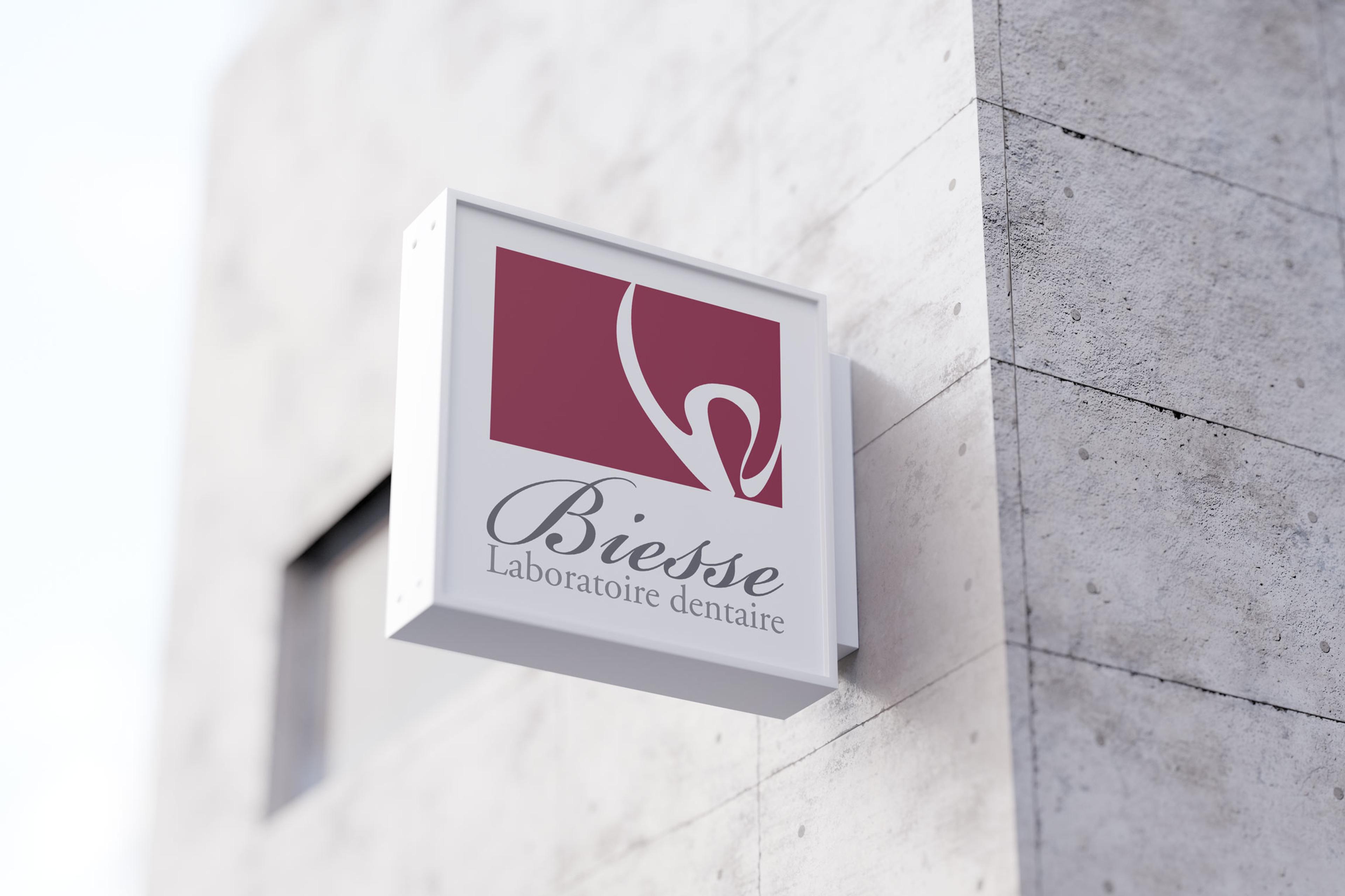 Création logo laboratoire dentaire : BIESSE