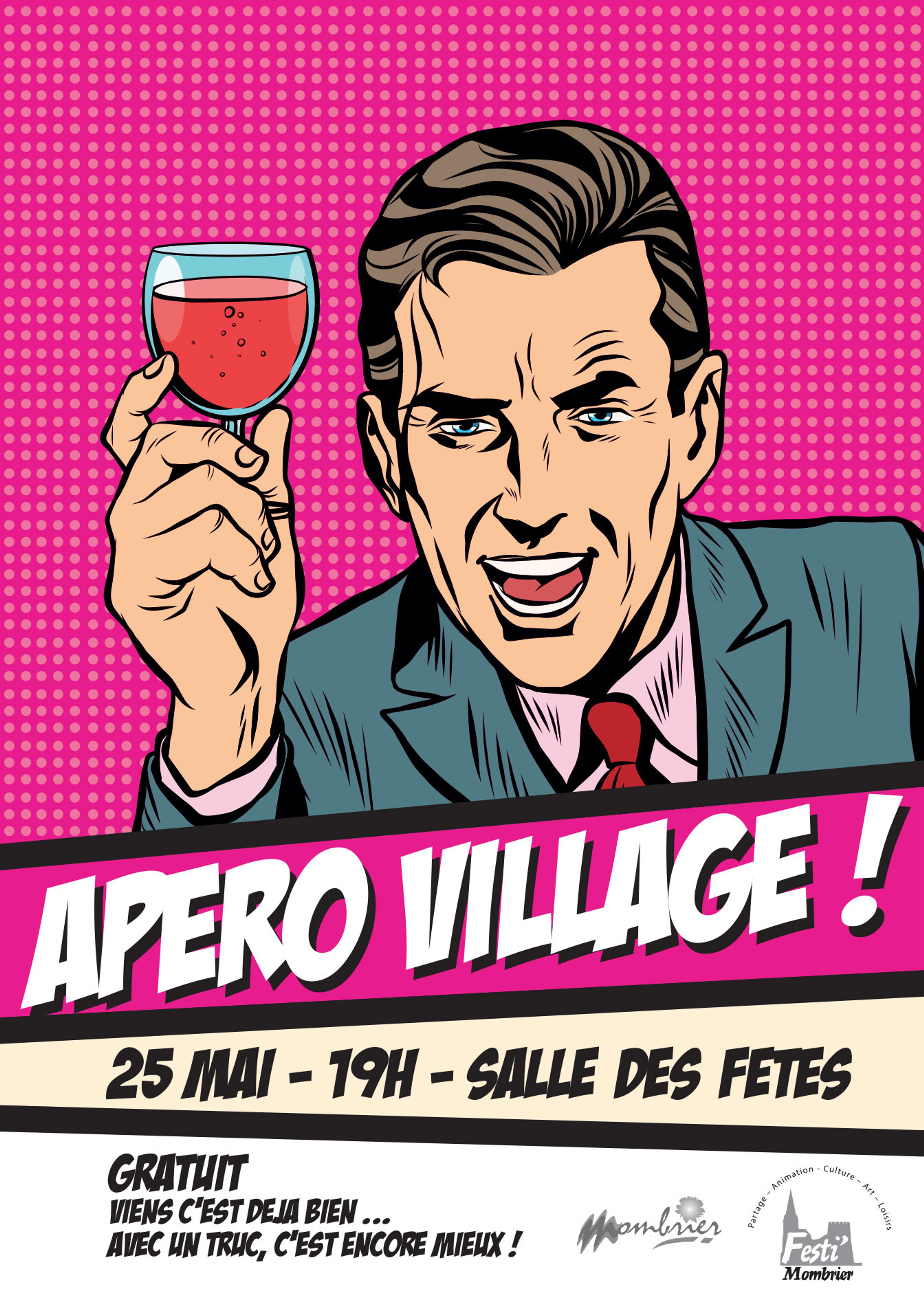 Affiche apéro village