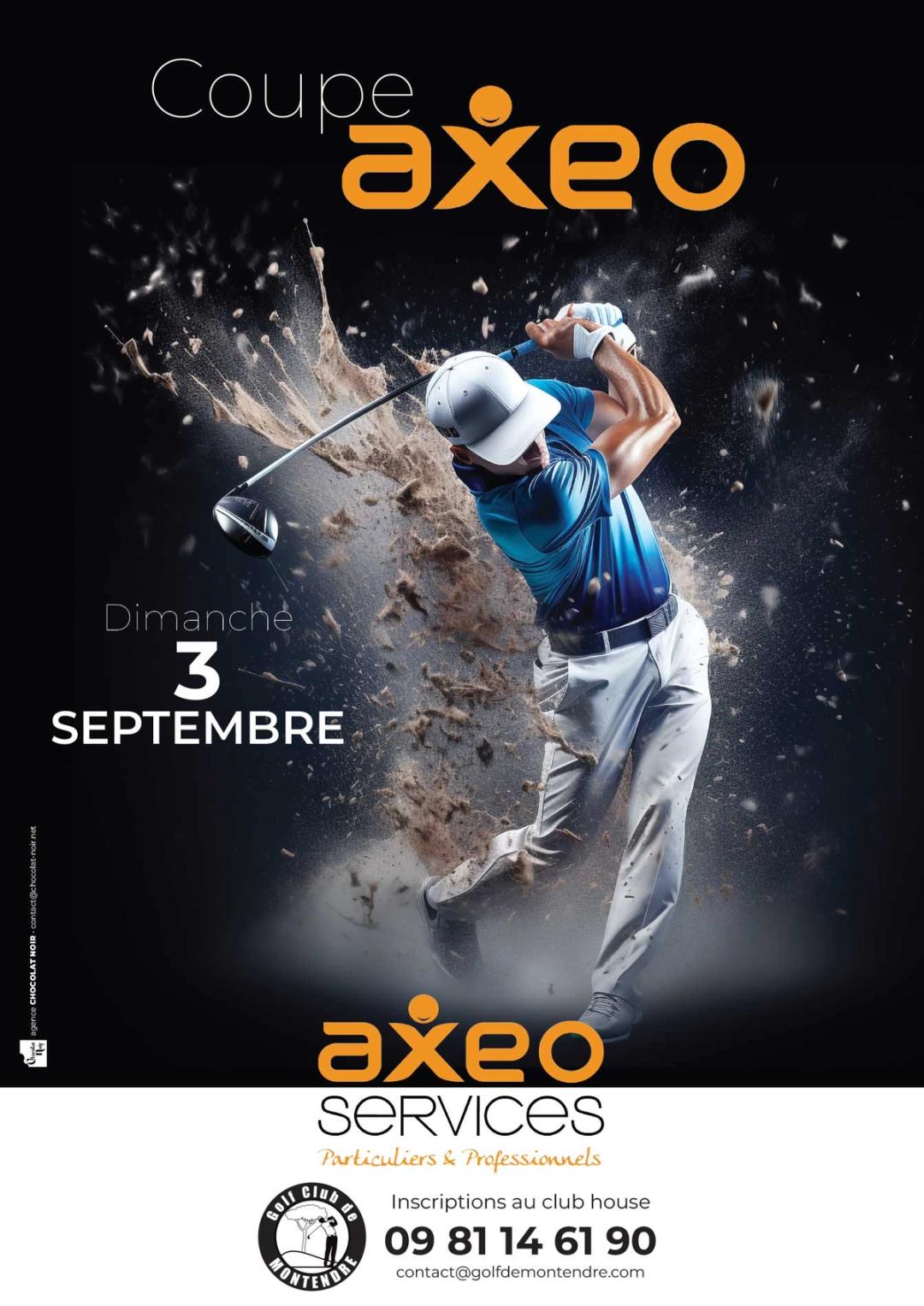 affiche de golf