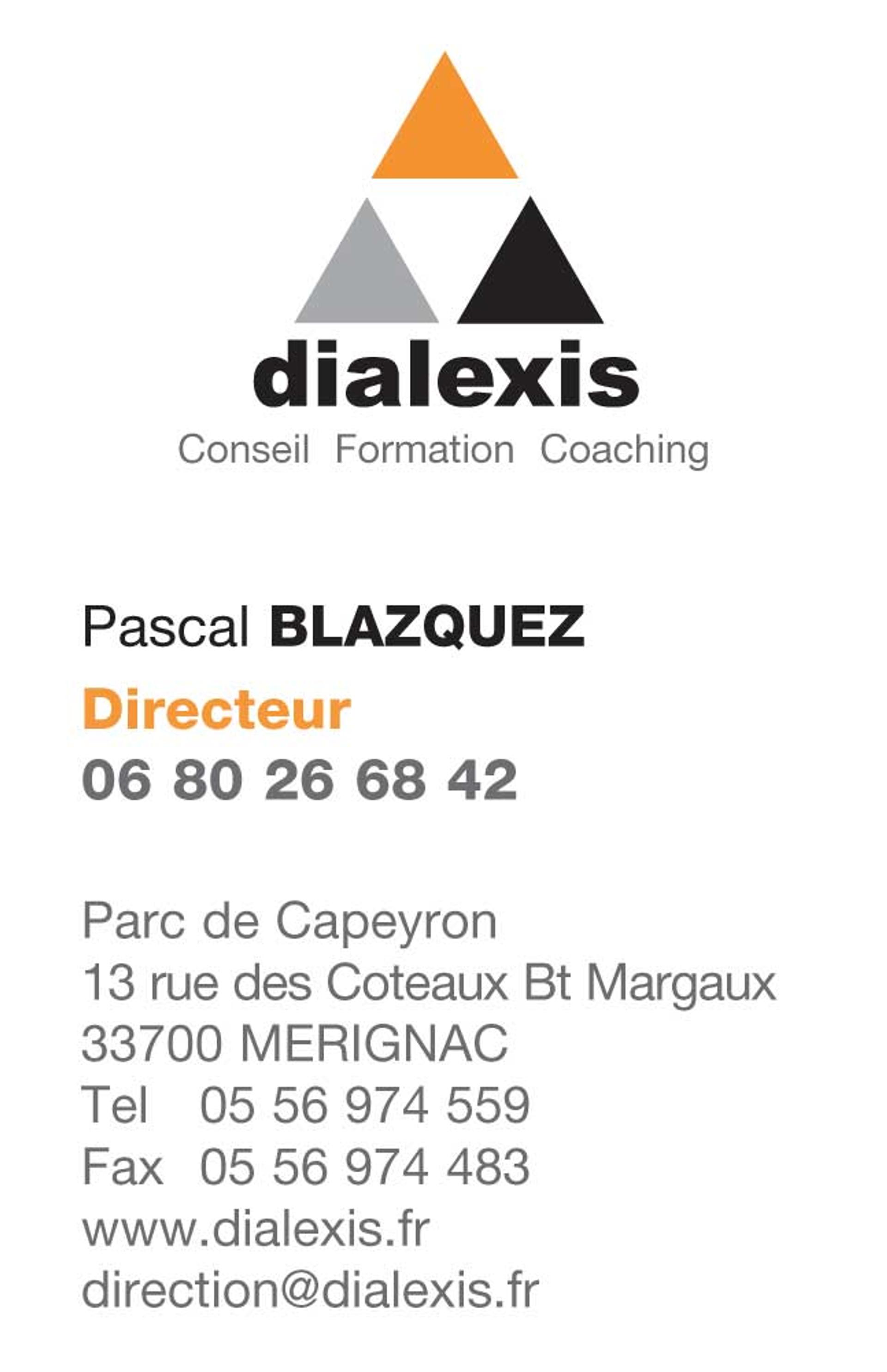 carte de visite formation