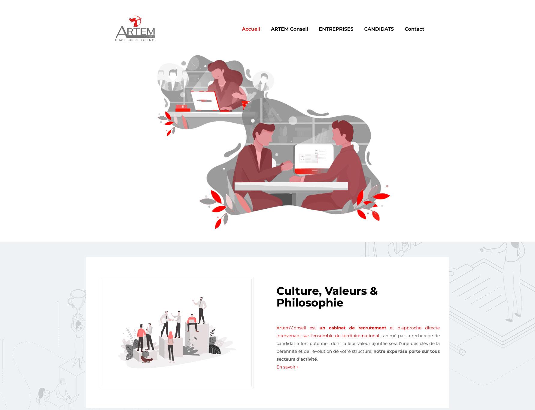 site ARTEM conseil