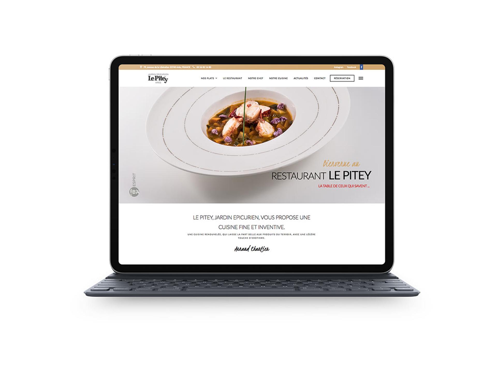 site web restaurant