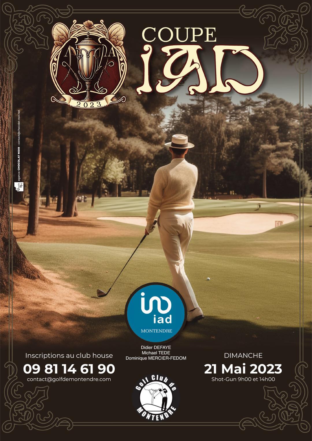 affiche de golf