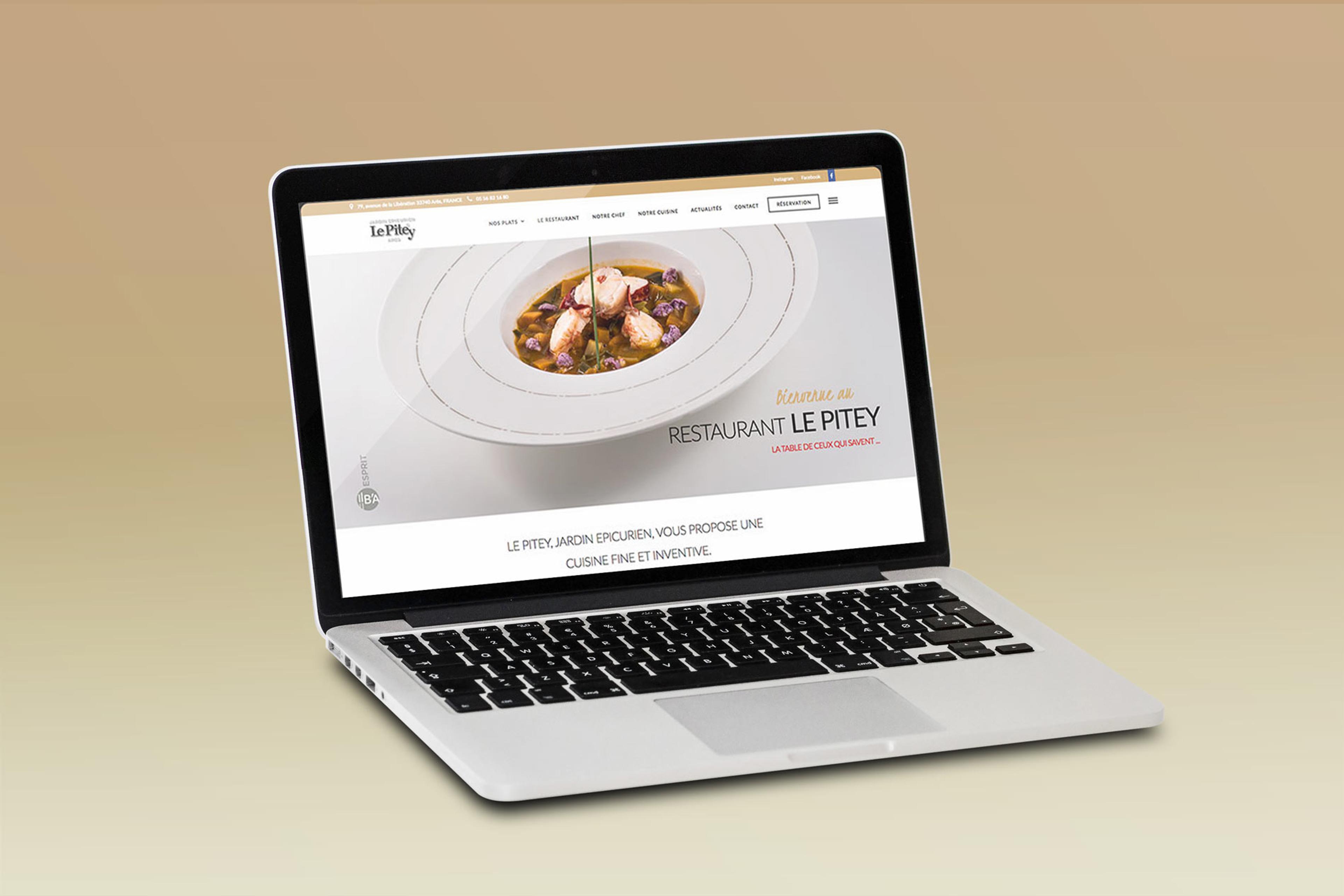 Création site internet restaurant : LE PITEY