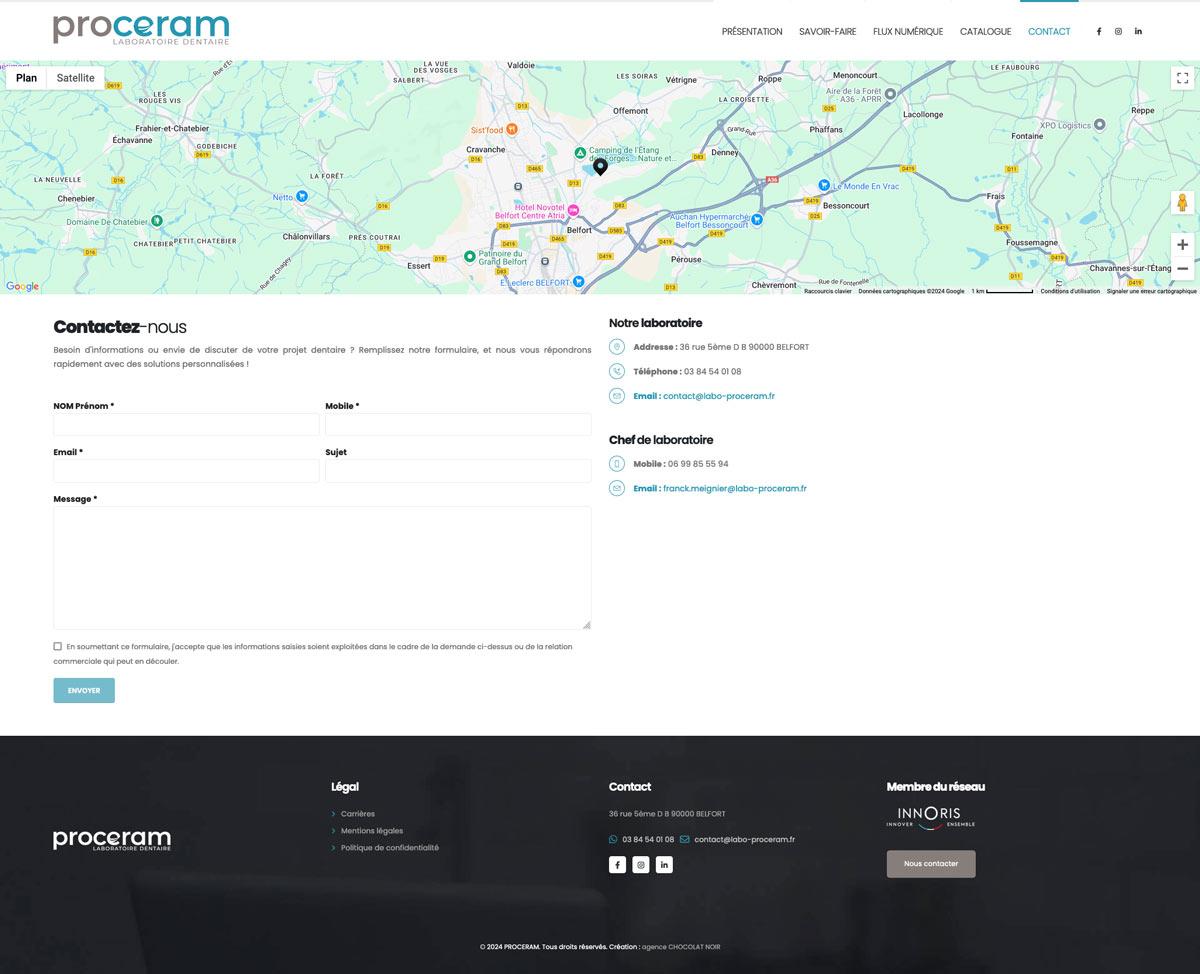 exemple de création de site internet