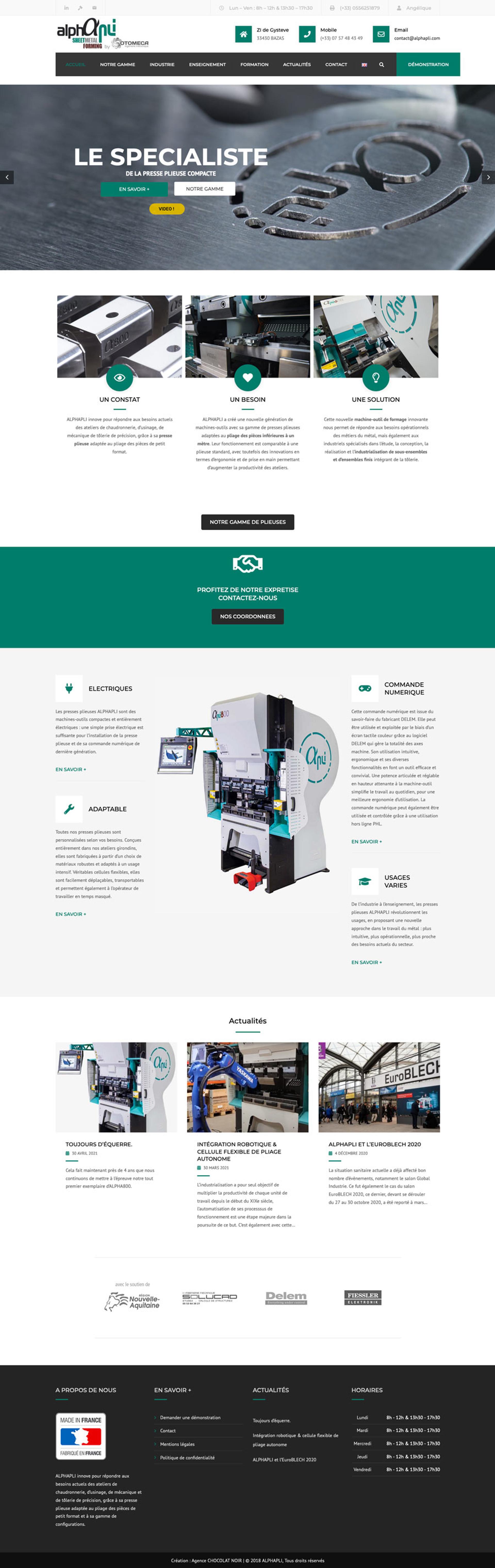 site web industrie
