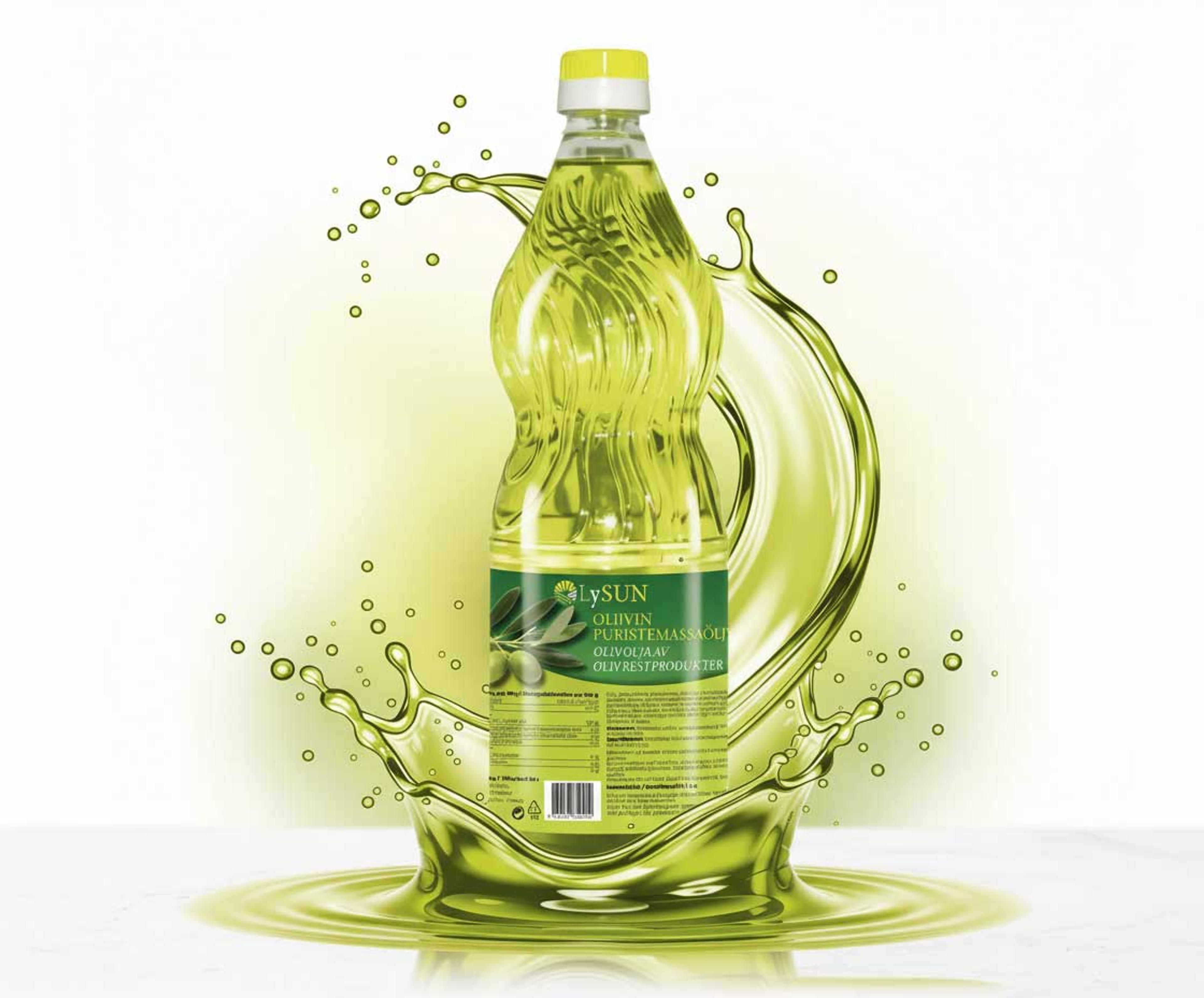 Branding complémentaire huile olive, tournesol et blend OlySUN par l’agence CHOCOLAT NOIR