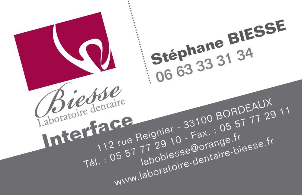 carte visite dentaire
