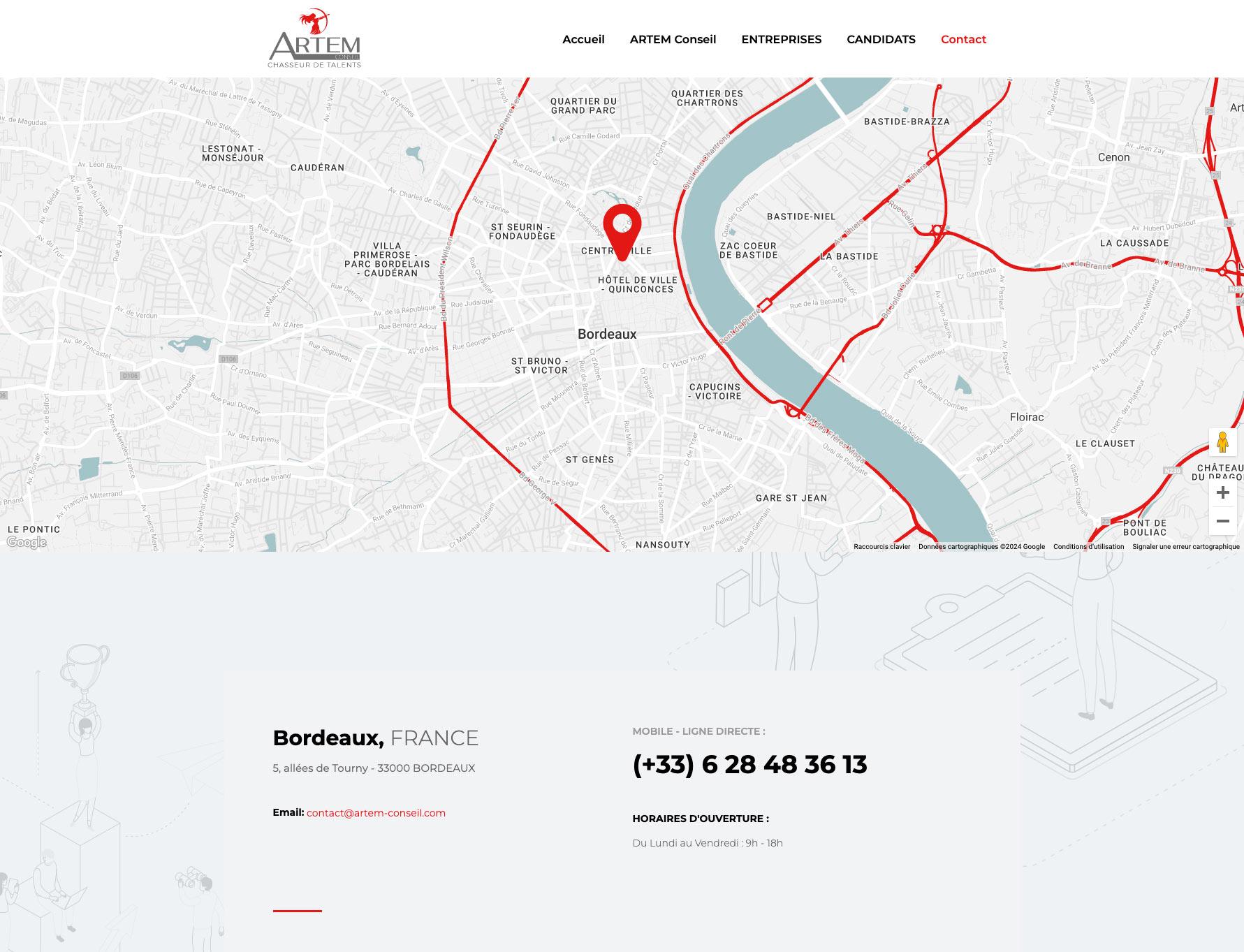 site ARTEM conseil