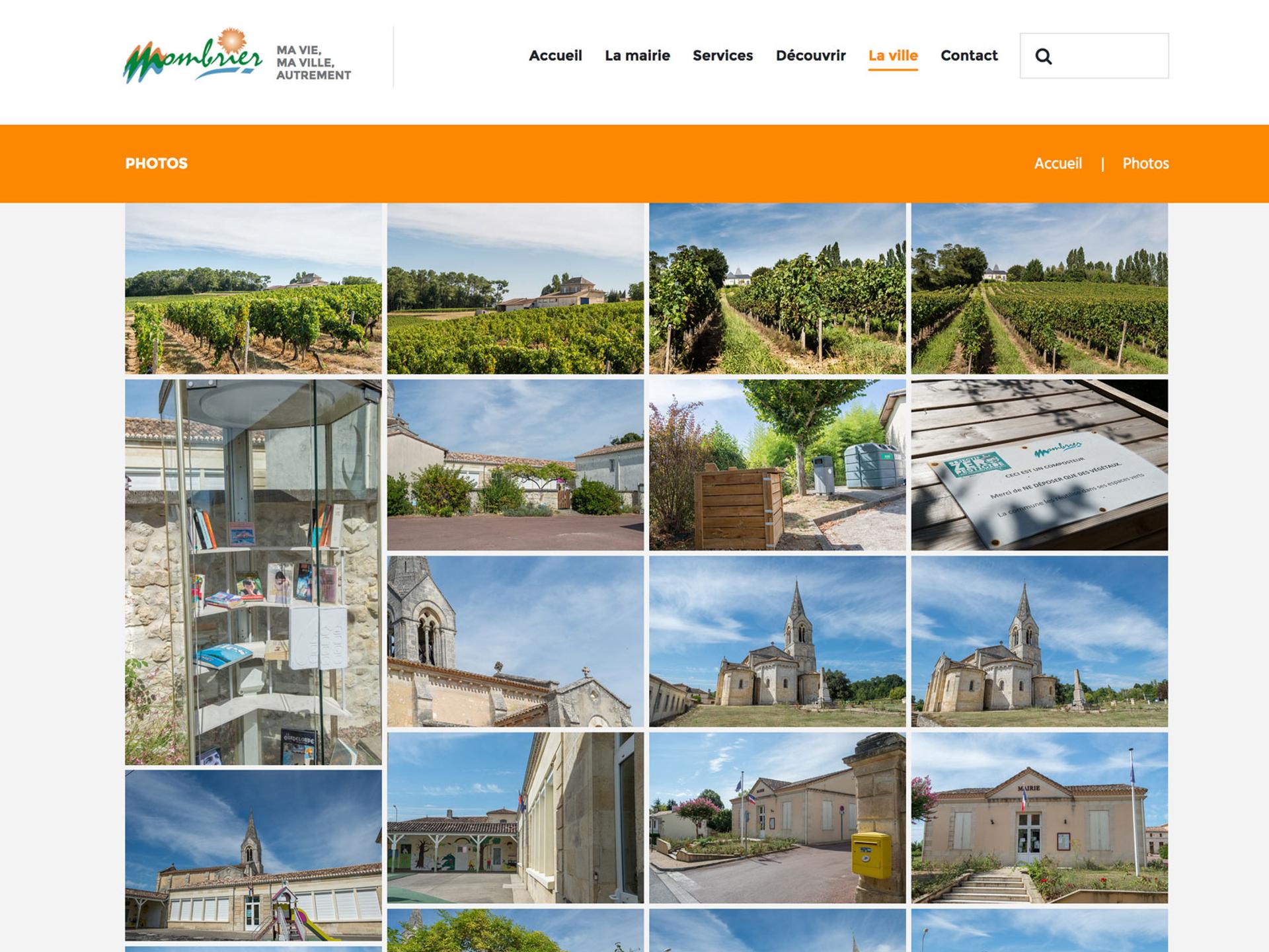 création site internet mairie MOMBRIER