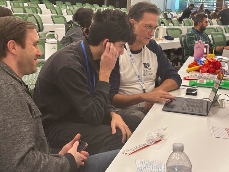 Austin and John — bringing in a new generation of problem-solver