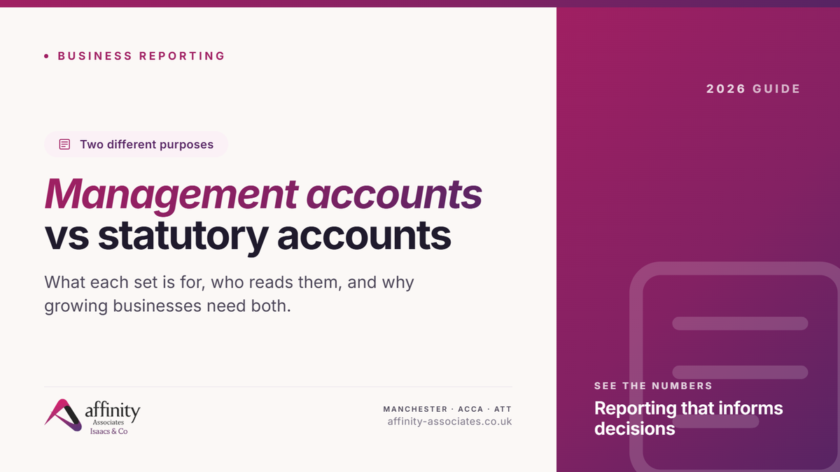 Management Accounts vs Statutory Accounts