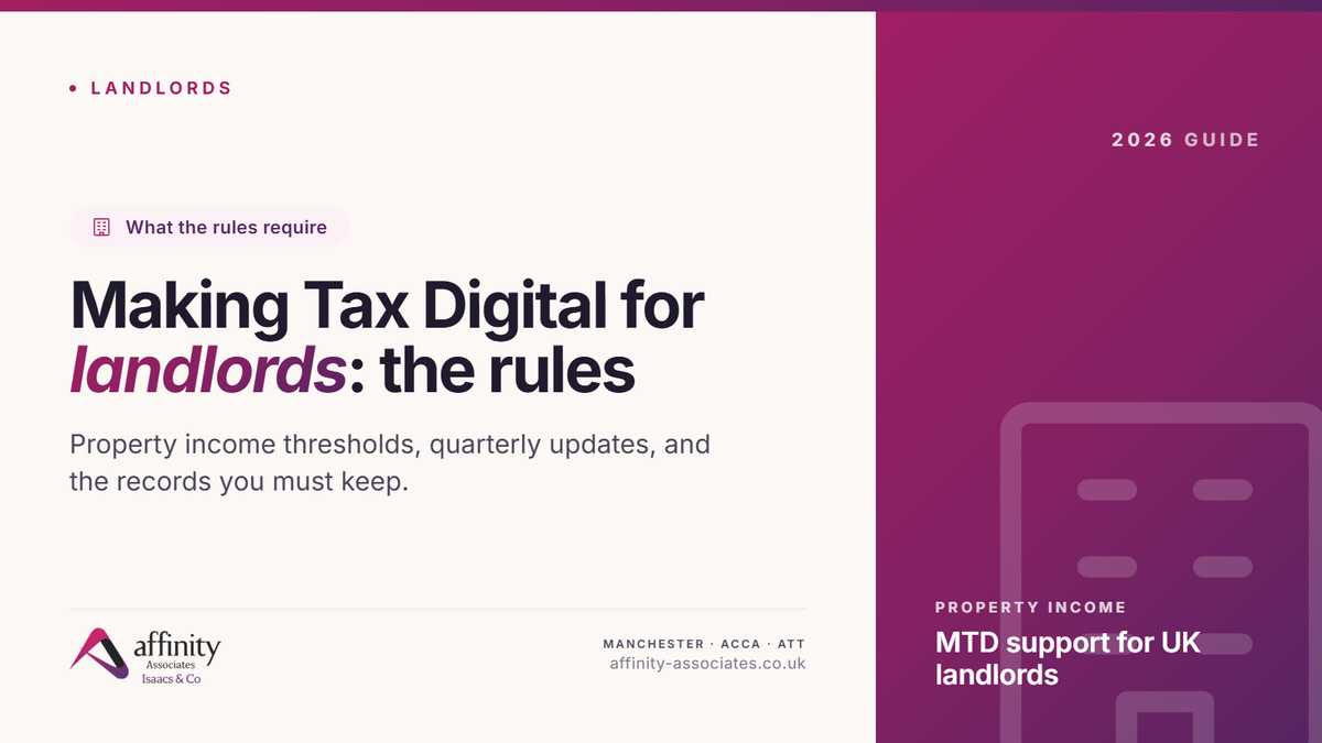 Making Tax Digital for Landlords: The Rules