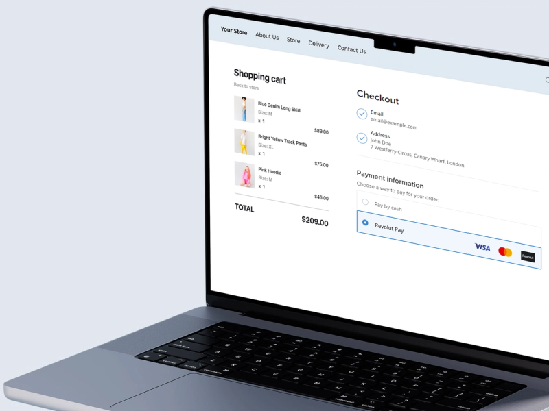 Revolut Pay for Lightspeed (Ecwid) stores