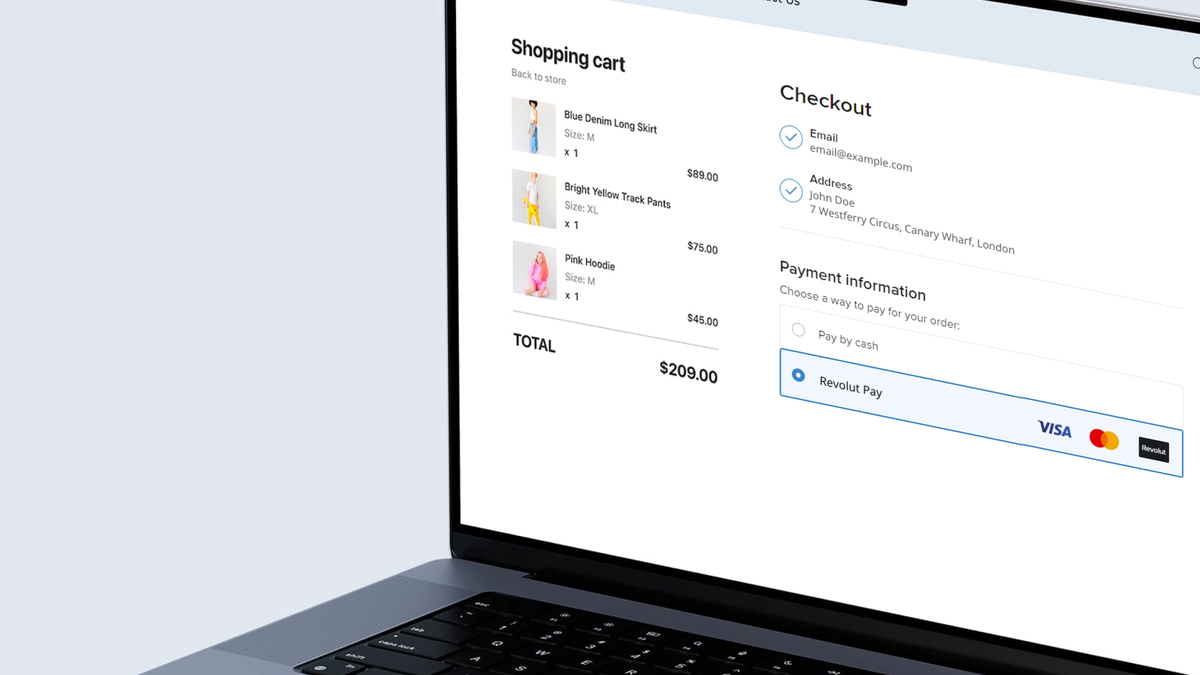 Revolut Pay for Lightspeed (Ecwid) stores