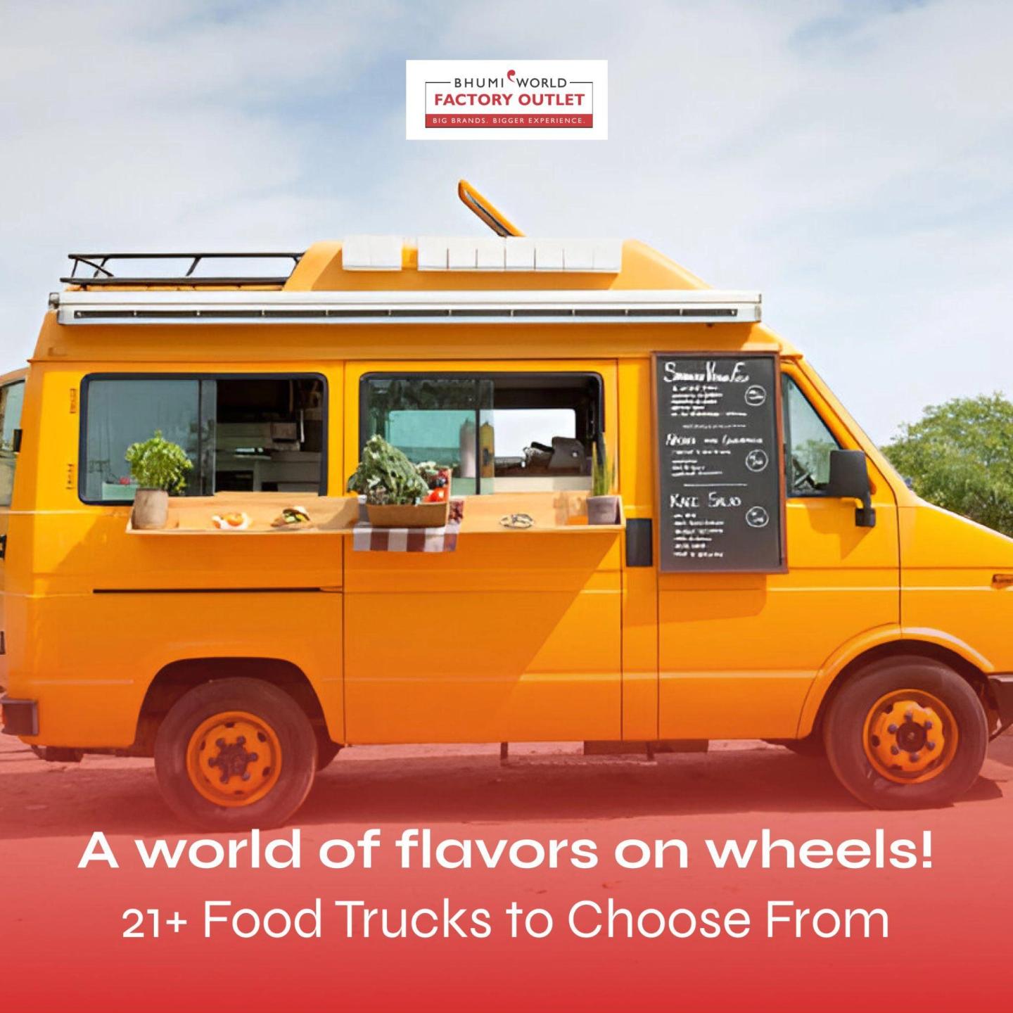 Post: a world of flavors on wheels, an orange food truck