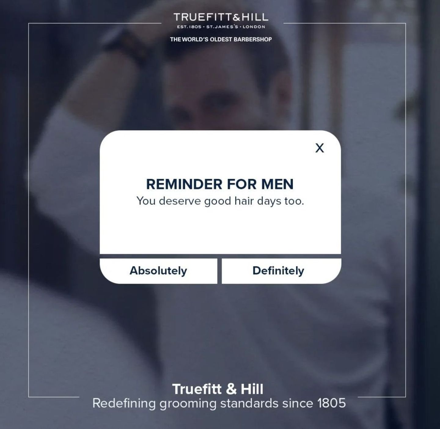 Reminder for men post: you deserve good hair days too