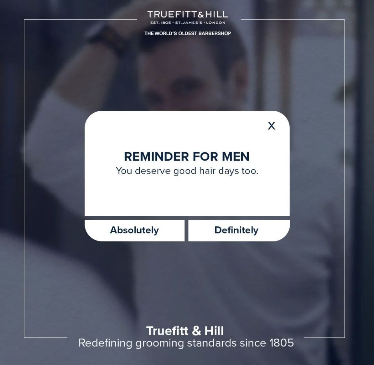 Reminder for men post: you deserve good hair days too