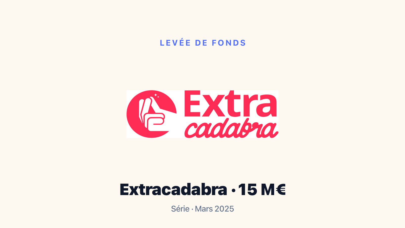 Extracadabra lève 15 millions d’euros pour révolutionner le recrutement dans l’hôtellerie-restauration