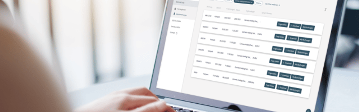 Monatsrechnung als einfacher Download