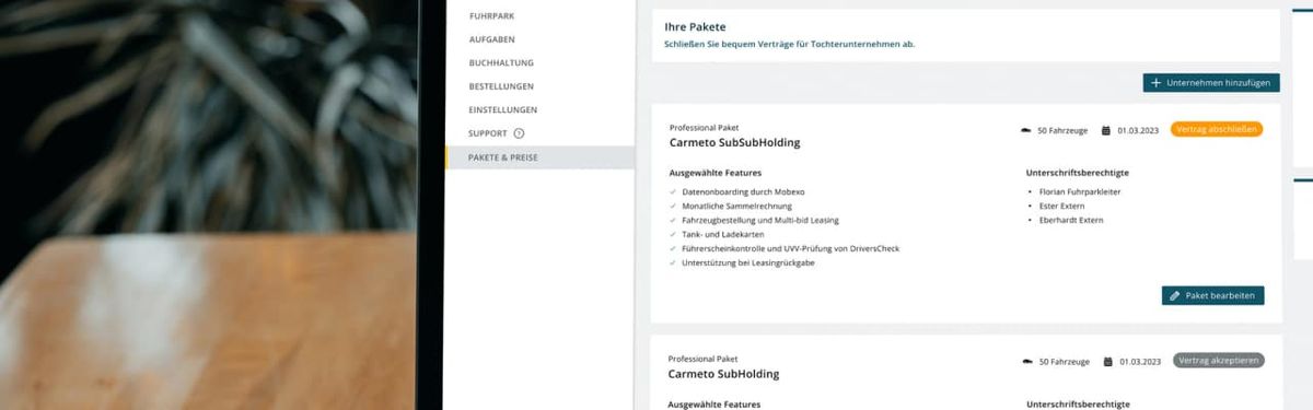 Registrieren Sie Tochterfirmen schnell und einfach