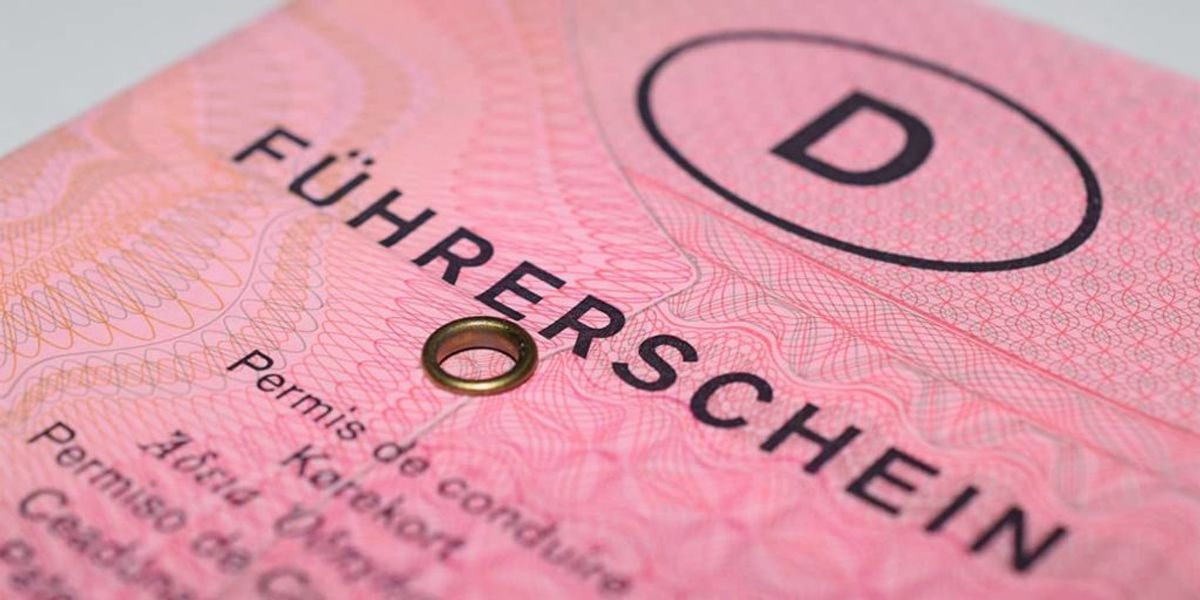 Sicherheitsmerkmale original Führerschein