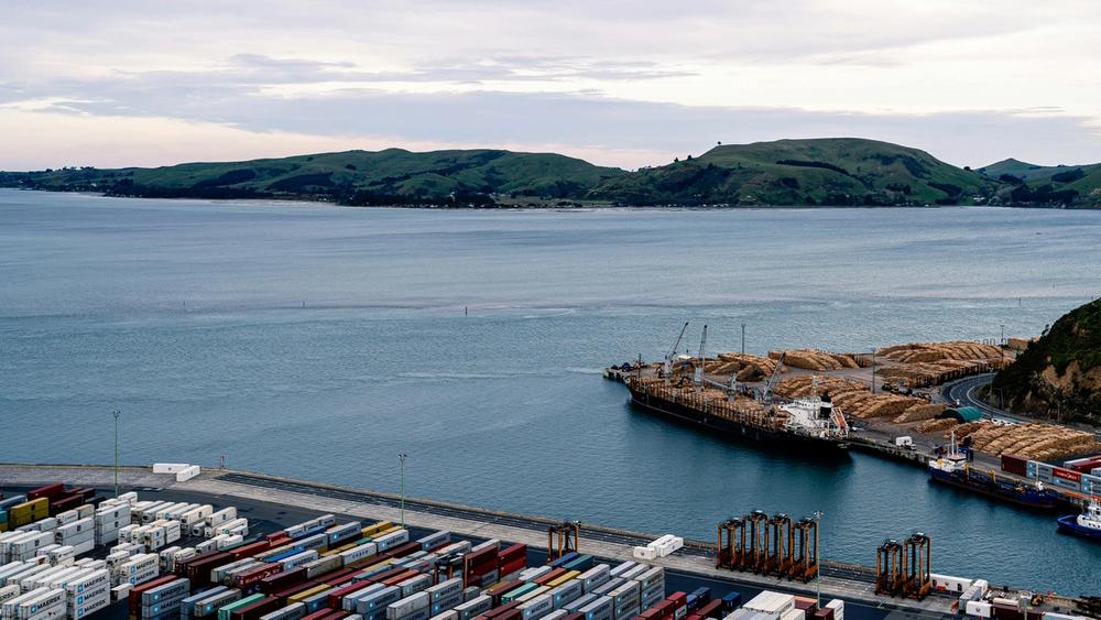 Lyttleton Port, New Zealand Lyttleton Port, New Zealand