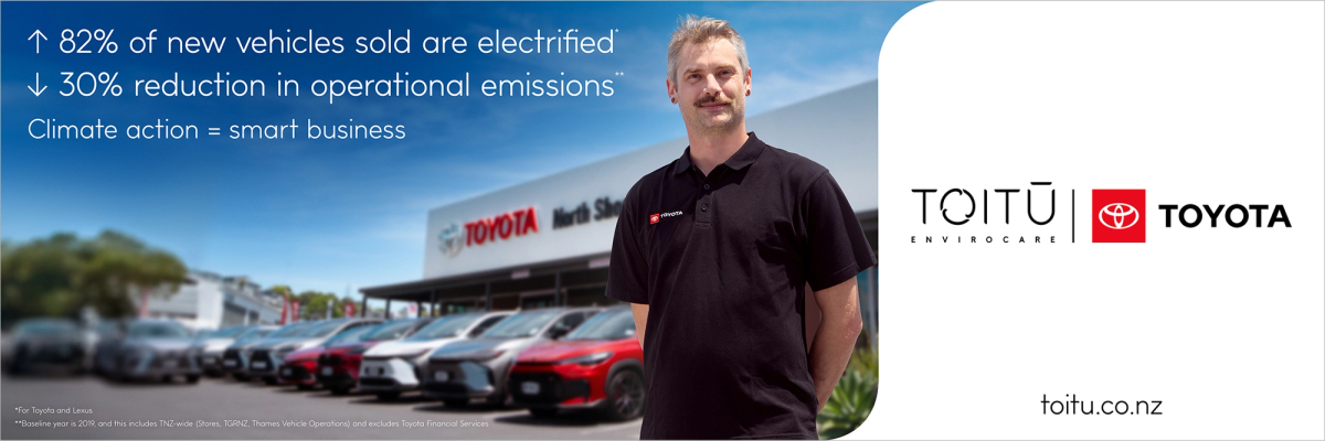 Toitū Envirocare’s 2026 campaign feature’s Toyota New Zealand with two key achievements