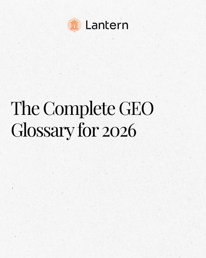 The Complete GEO Glossary for 2026
