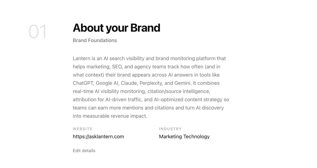 About Brand