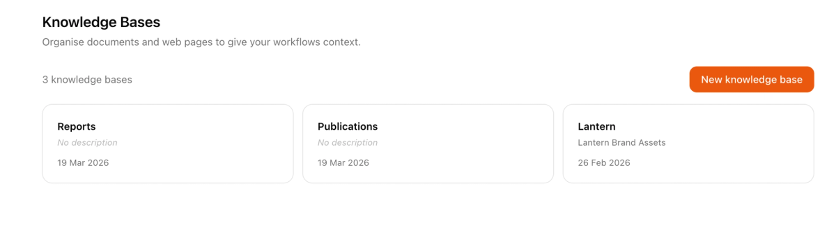 Knowledge base