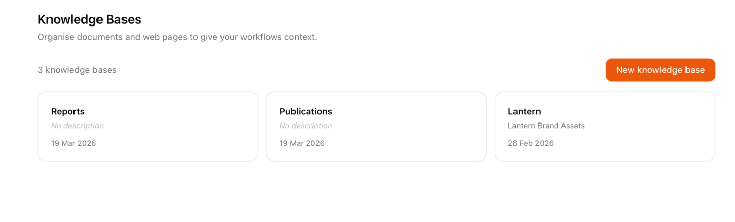 Knowledge base