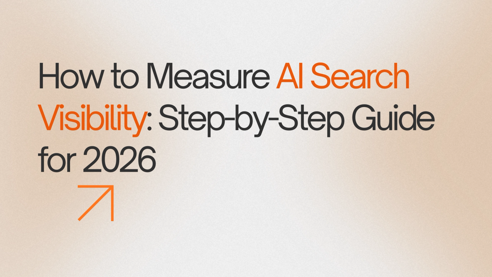 AI search Visibility