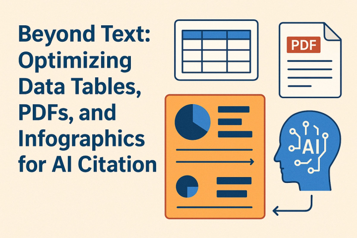 Beyond Text: Optimizing Data Tables, PDFs, and Infographics for AI Citation