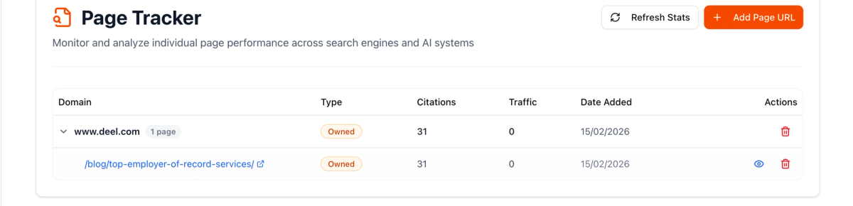 Lanter page tracker upload url