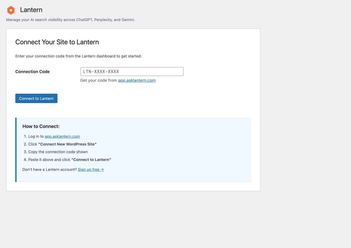 lantern wordpress plugin