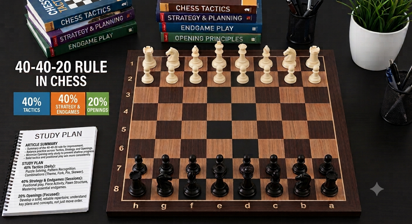 What Is the 40-40-20 Rule in Chess?