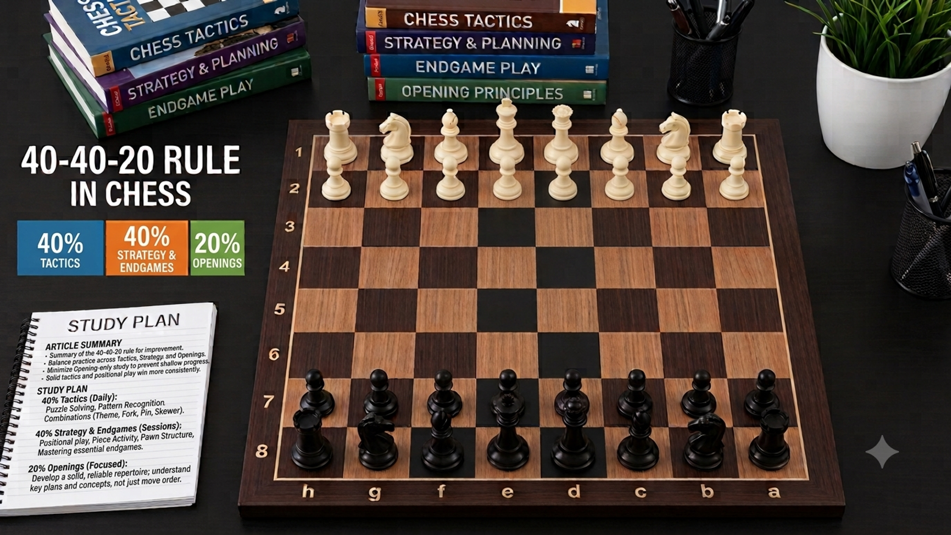 What Is the 40-40-20 Rule in Chess?