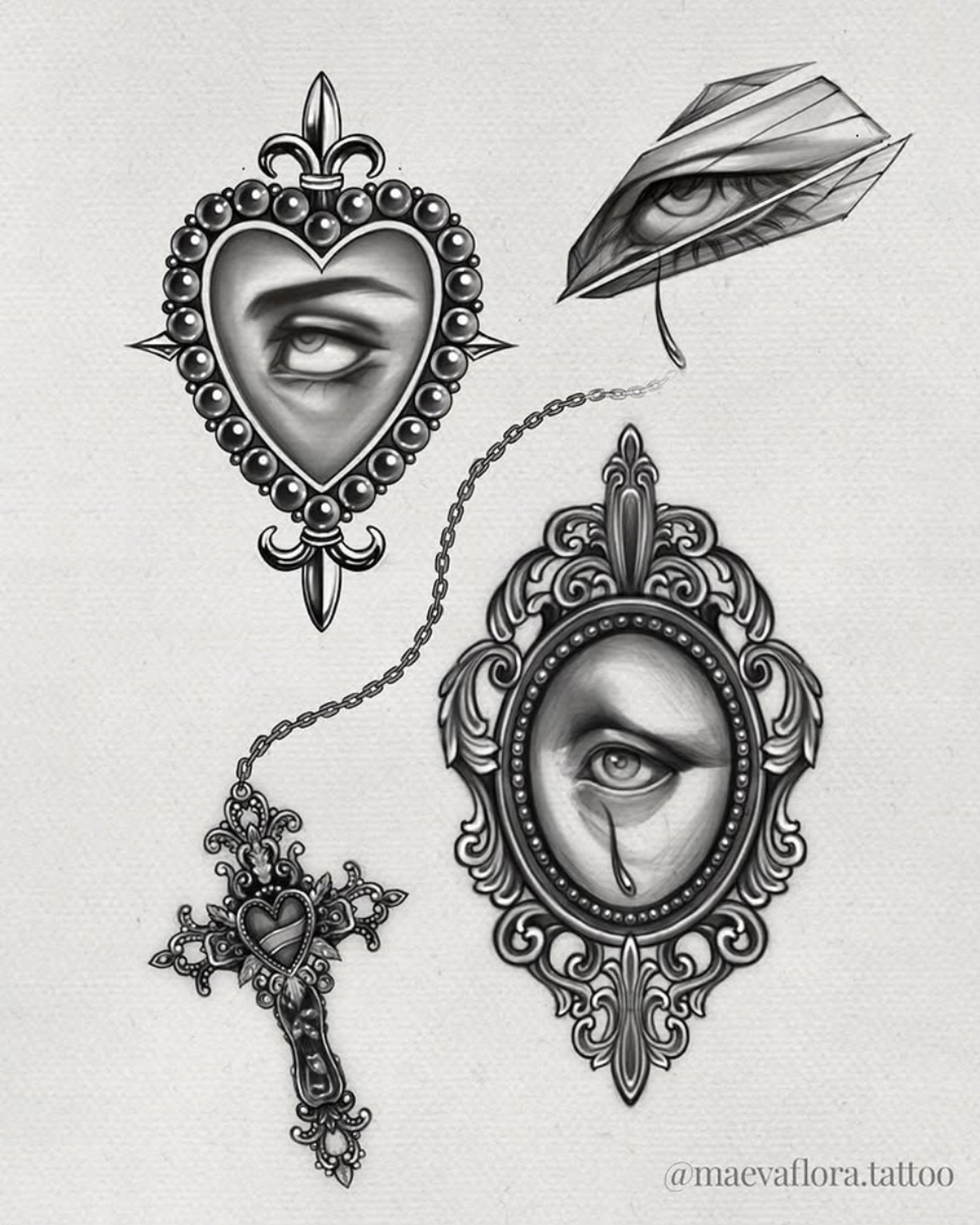 Tatouage de Maeva Flora — Occult objects