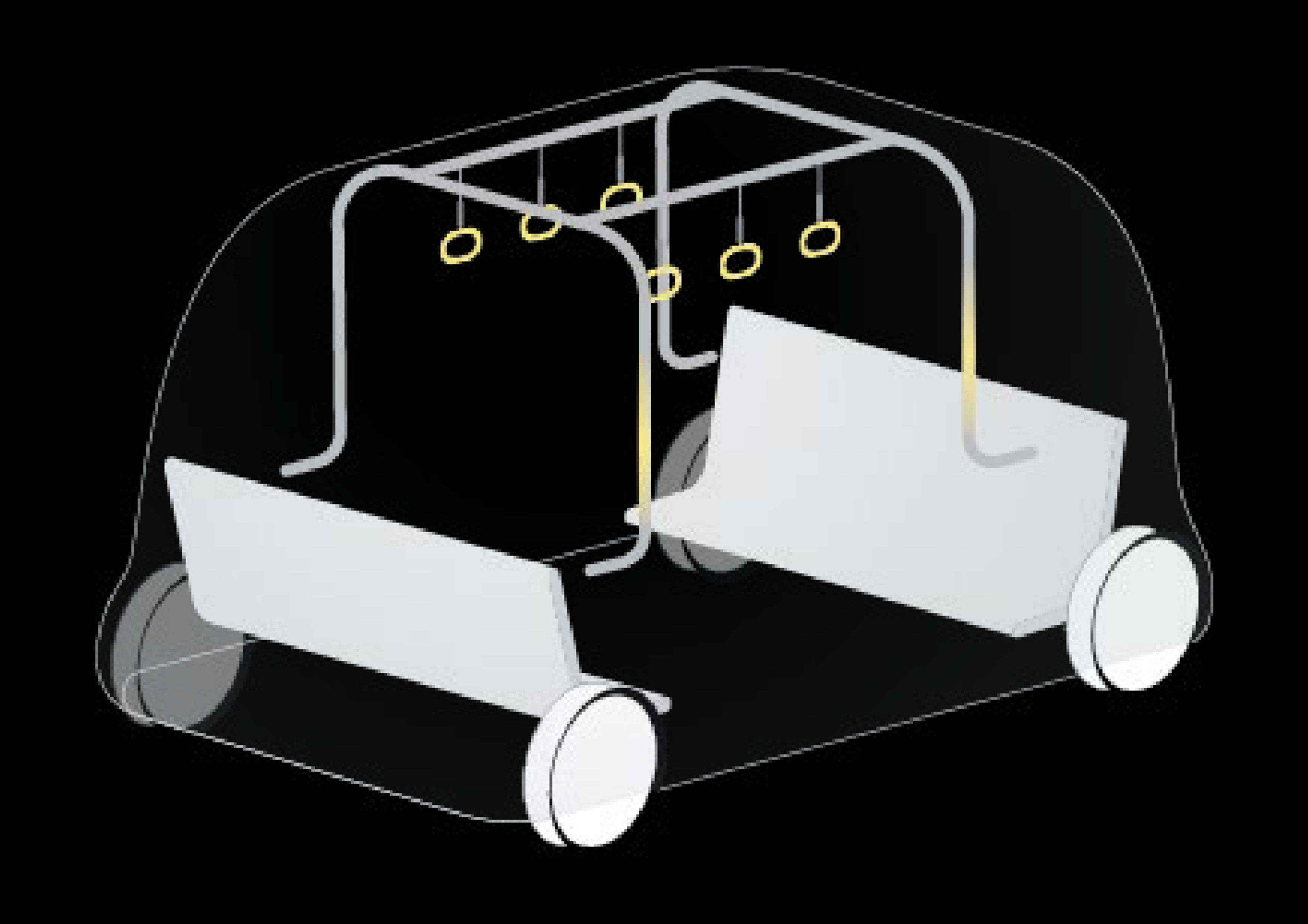 Illustation of a haptic communication interface