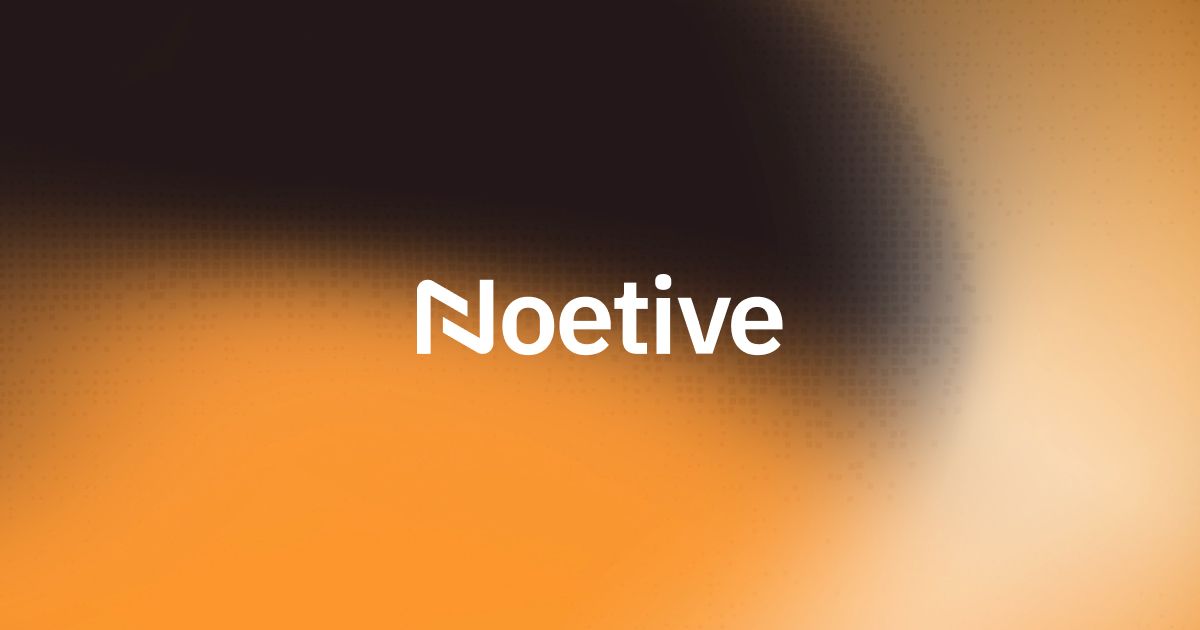 Noetive Exits Stealth With $41M Seed To Wire AI Into The Physical Economy
