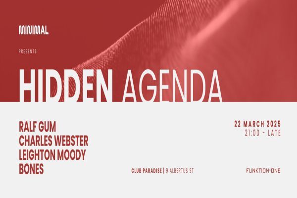 Picture of Hidden Agenda by Minimal cover image