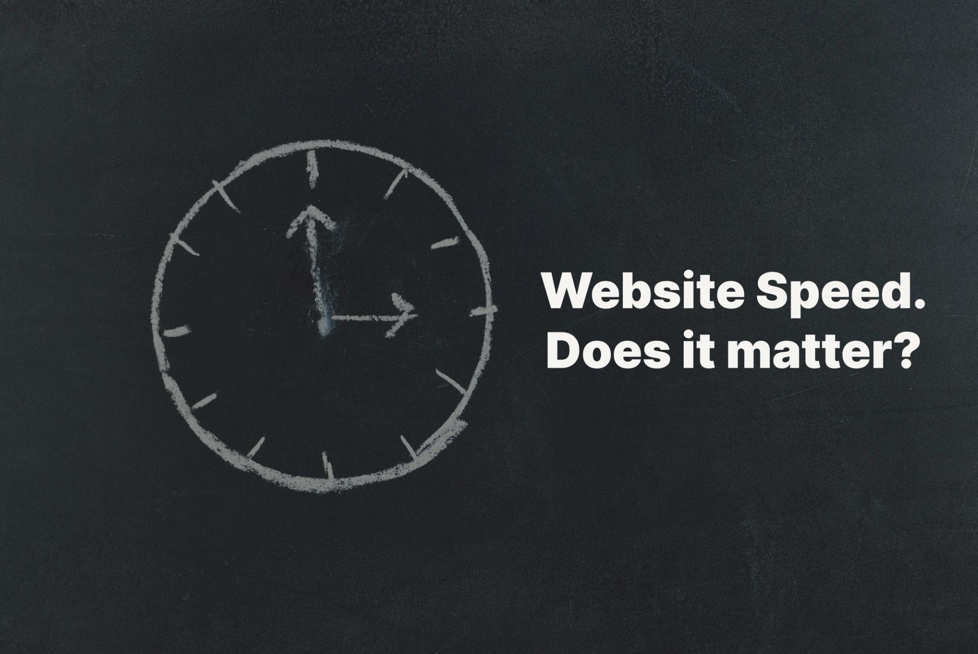 Cover Image for blog post about website speed