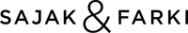 Sajak & Farki logo in black on a transparent background