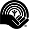 United Way icon in black on a transparent background