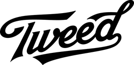 Tweed logo in black on a transparent background