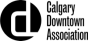 Calgary Downtown Association logo in black on a transparent background