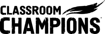 Classroom Champions logo in black on a transparent background
