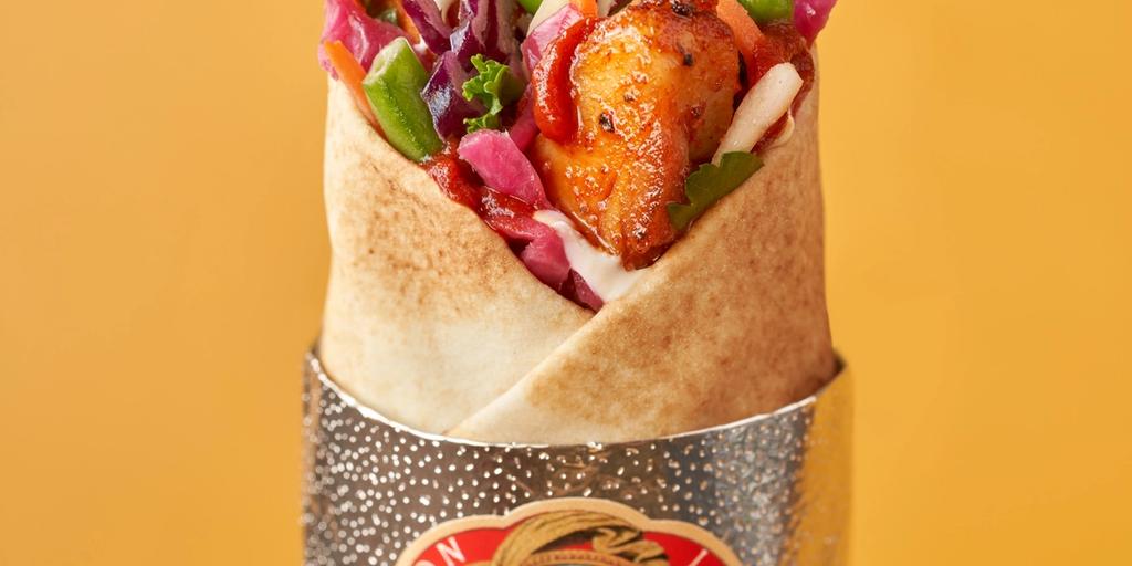 Smoky Paprika Chicken Wrap LEON